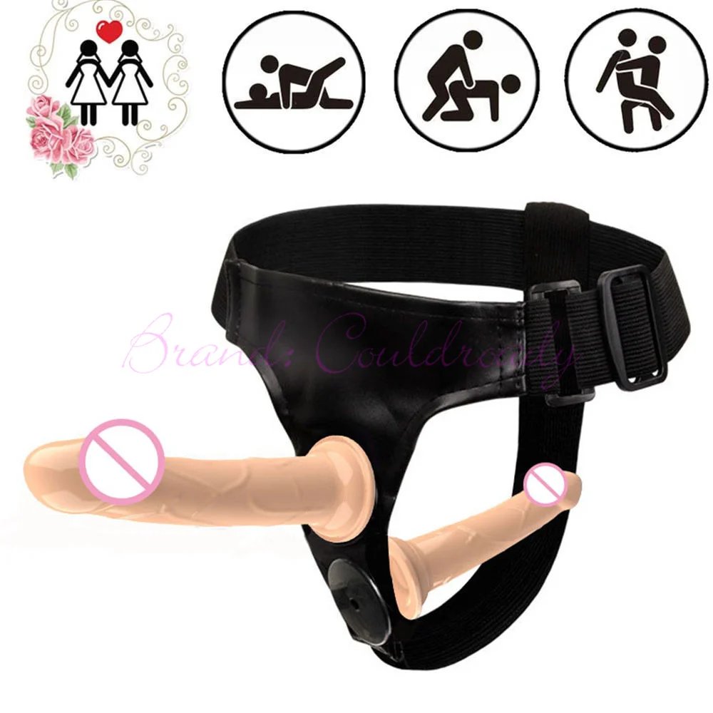 Double Penis Ended Strapon Ultra Elastic Harness Belt Strap On Dildo Adult Sex Toys for Woman Lesbian Couples Double Penis Ended Strapon Ultra Elastic Harness Belt Strap On Dildo Adult Sex Toys for Woman Lesbian Couples
