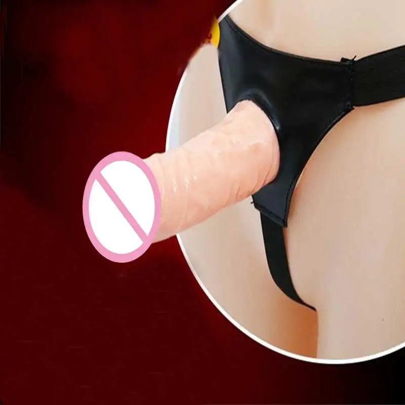 Wearable Strapon Penis Men Strap On Dildo Panties Hollow Sleeve Strap on Dildos Pants Harness Belt Gay Sex Toy For Woman Lesbian