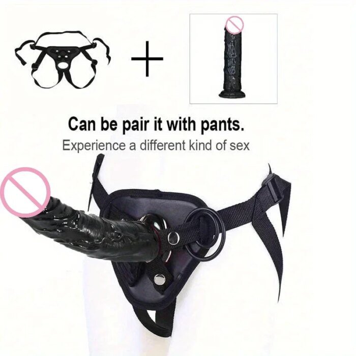 Wearable Strapon Penis for Lesbian G Spot Stimulator Adult Standard Size Panties Strap on Dildos Pants Sex Toys for Women Erotic - Image 1