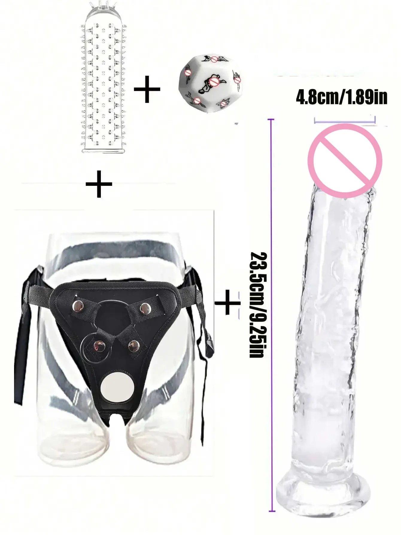transparent 23.5cm