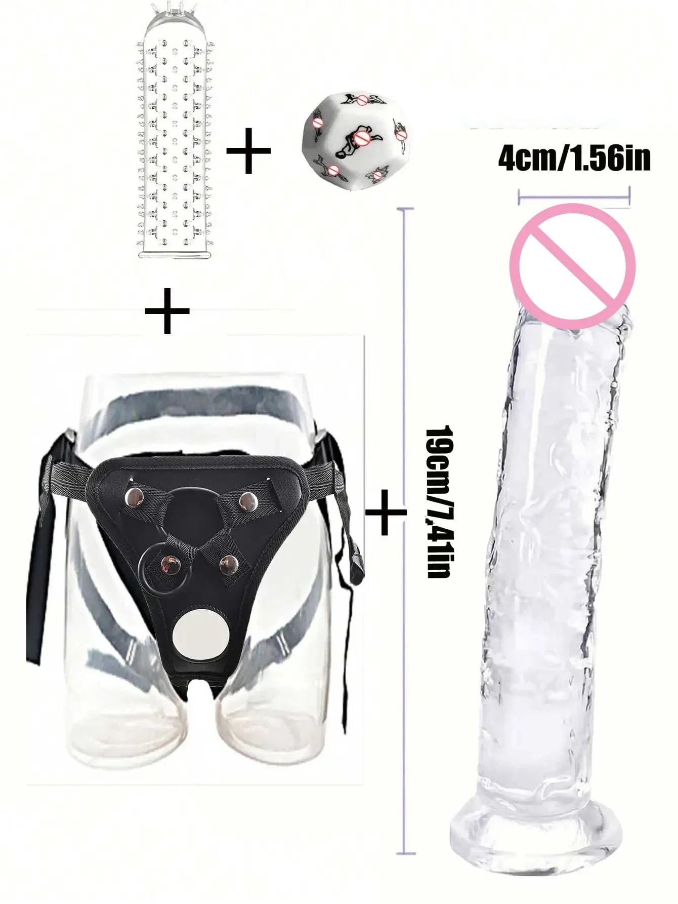 transparent 19cm
