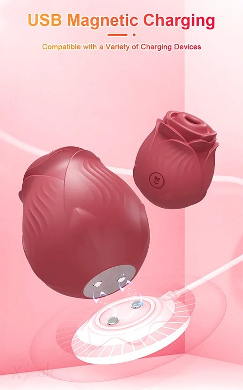 Rose Sucking Sex Toys Dildo Vibrator for Women 3in1 Thrusting G Spot Anal Vibrators Stimulator Female Vibrating Egg Adult Toys