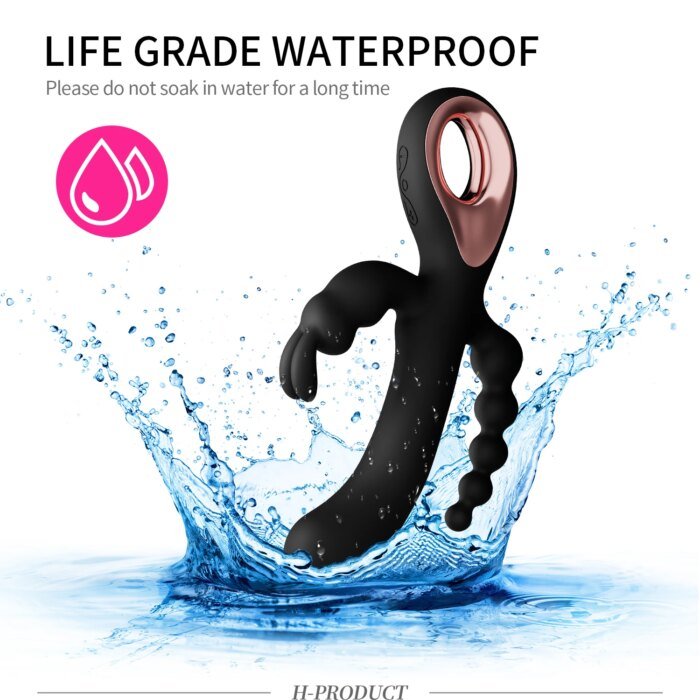 3 In 1 Dildo Rabbit Vibrator for Women G-Spot Orgasm Masturbator Anal Plug Clitoris Stimulator Female Masturbation Sex Toys 18 - Image 6