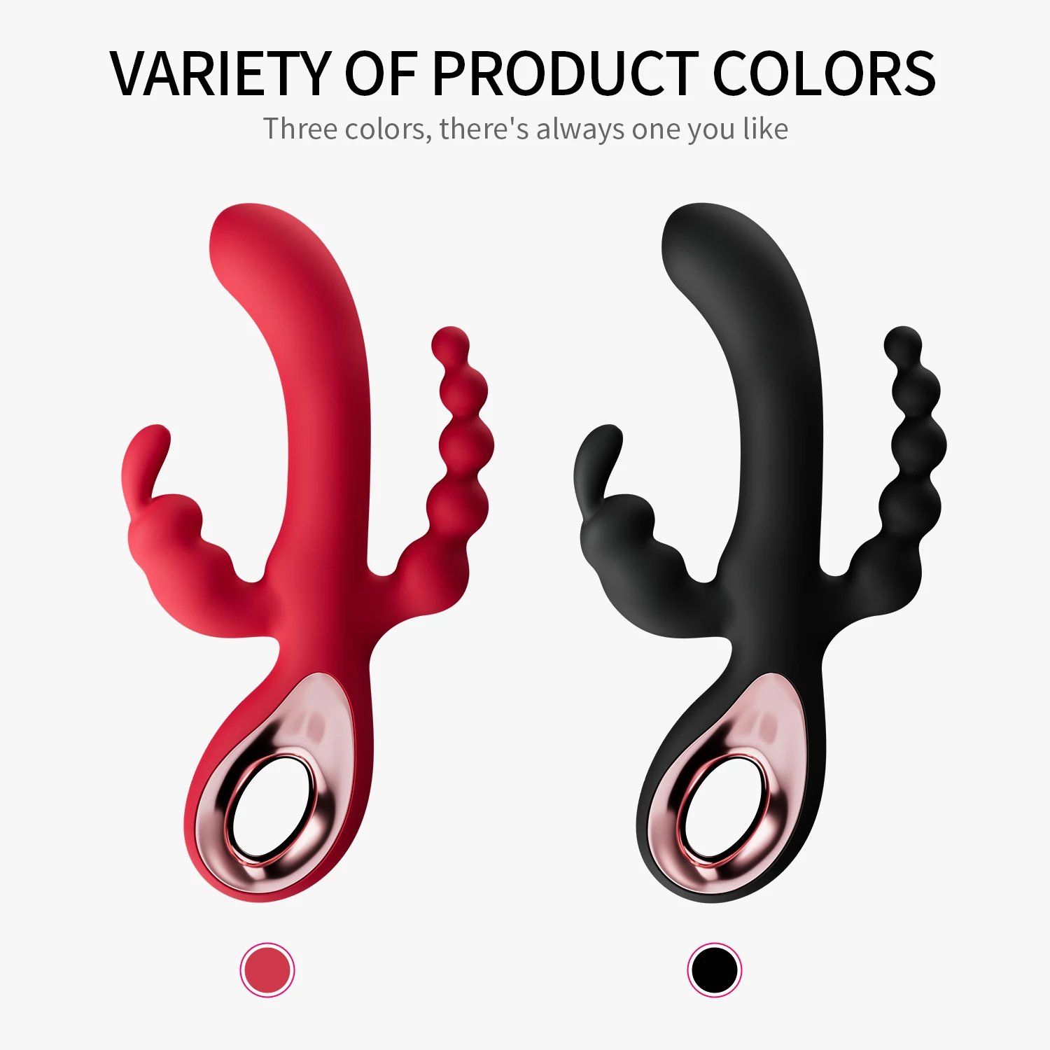 3 In 1 Dildo Rabbit Vibrator for Women G-Spot Orgasm Masturbator Anal Plug Clitoris Stimulator Female Masturbation Sex Toys 18