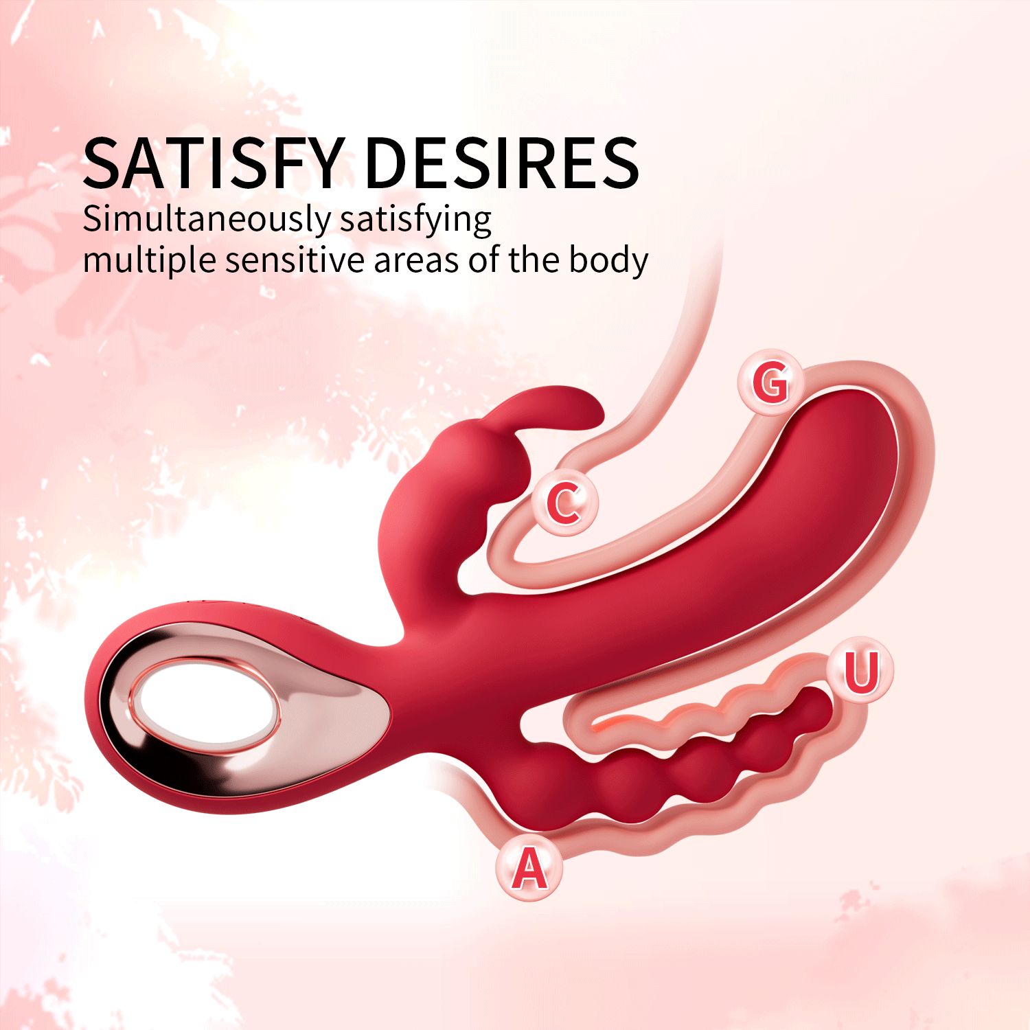 3 In 1 Dildo Rabbit Vibrator for Women G-Spot Orgasm Masturbator Anal Plug Clitoris Stimulator Female Masturbation Sex Toys 18