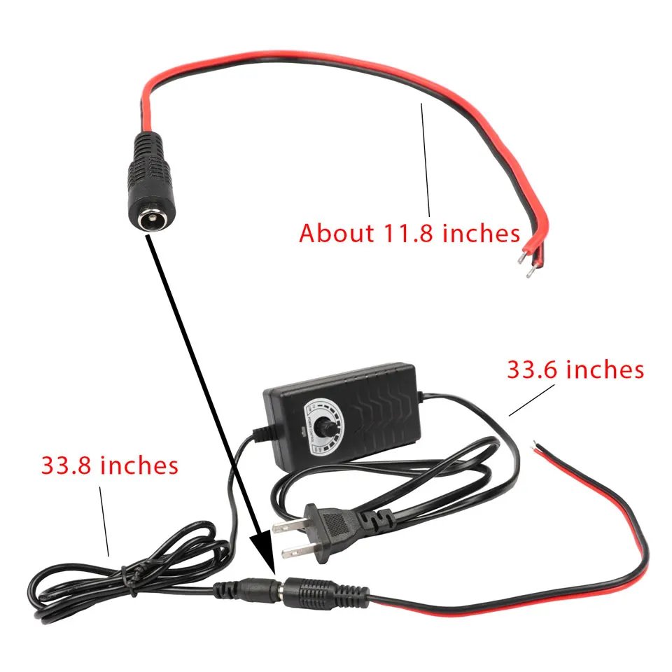 FREDORCH Reciprocating Linear Actuator, DC 24 Volt Power Adapter Variable Speed 120r/Min Stroke 30-150mm dildo Sex Machine Woman