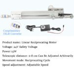 FREDORCH Reciprocating Linear Actuator, DC 24 Volt Power Adapter Variable Speed 120r/Min Stroke 30-150mm dildo Sex Machine Woman - Image 2