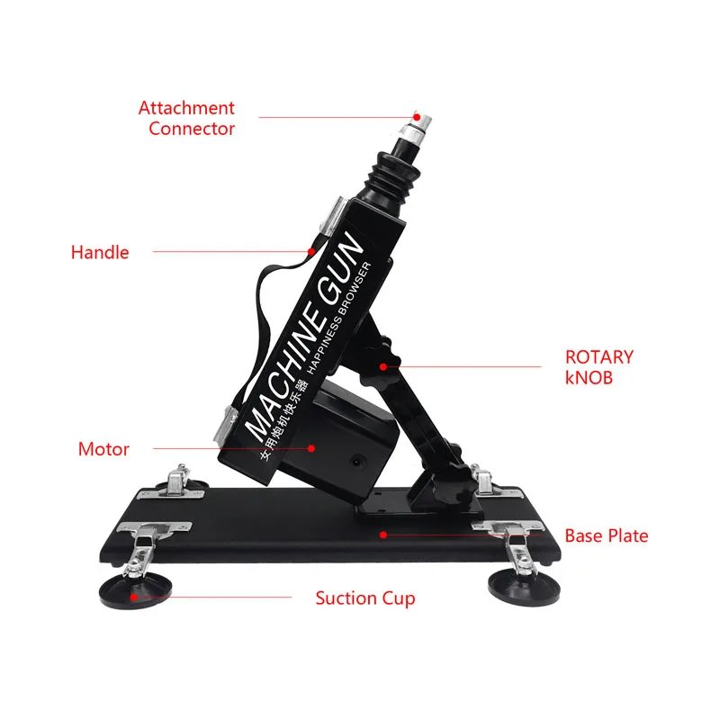 Automatic Sex Machine for Men and Women Vibrating Machine Gun with Dildo Attachments Adult Sex Toys Adult Supplies Sex Shop 18+
