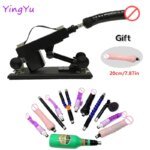 Automatic Sex Machine for Men and Women Vibrating Machine Gun with Dildo Attachments Adult Sex Toys Adult Supplies Sex Shop 18+