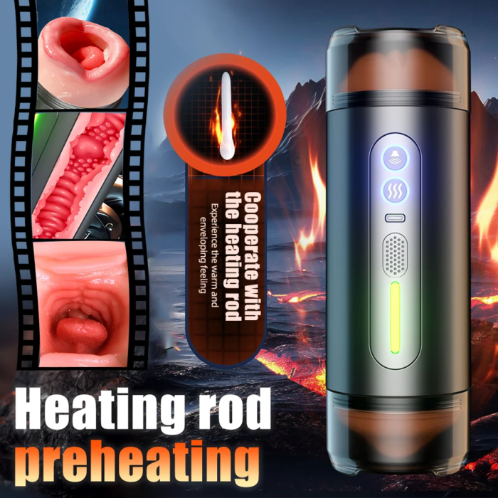 Automatic Male Masturbator Heating Pussy Sexy Moan Vibration Blowjob Machine Penis Masturbation Cup Sex Toys For Men - Image 5