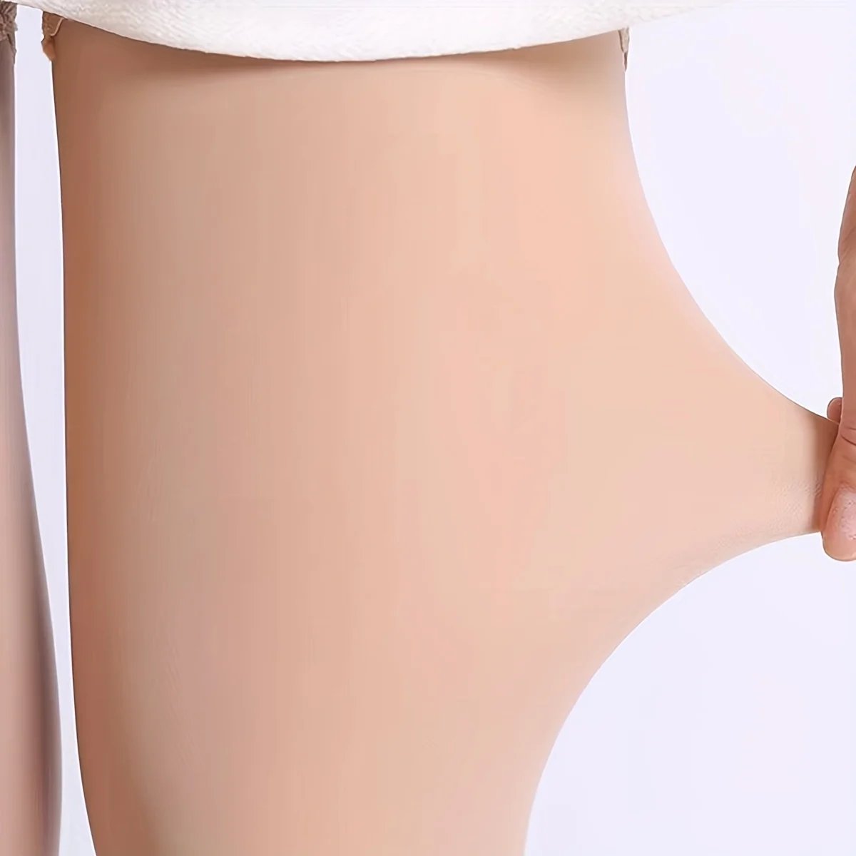 Autumn Winter Fleece Lined Pearl Velvet Over-the-Knee Leggings for Women Thickened Warm Tights for Cold Weather Autumn Winter Fleece Lined Pearl Velvet Over-the-Knee Leggings for Women Thickened Warm Tights for Cold Weather