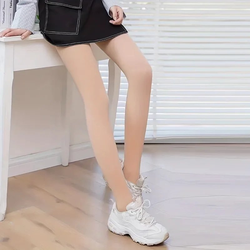 Autumn Winter Fleece Lined Pearl Velvet Over-the-Knee Leggings for Women Thickened Warm Tights for Cold Weather Autumn Winter Fleece Lined Pearl Velvet Over-the-Knee Leggings for Women Thickened Warm Tights for Cold Weather