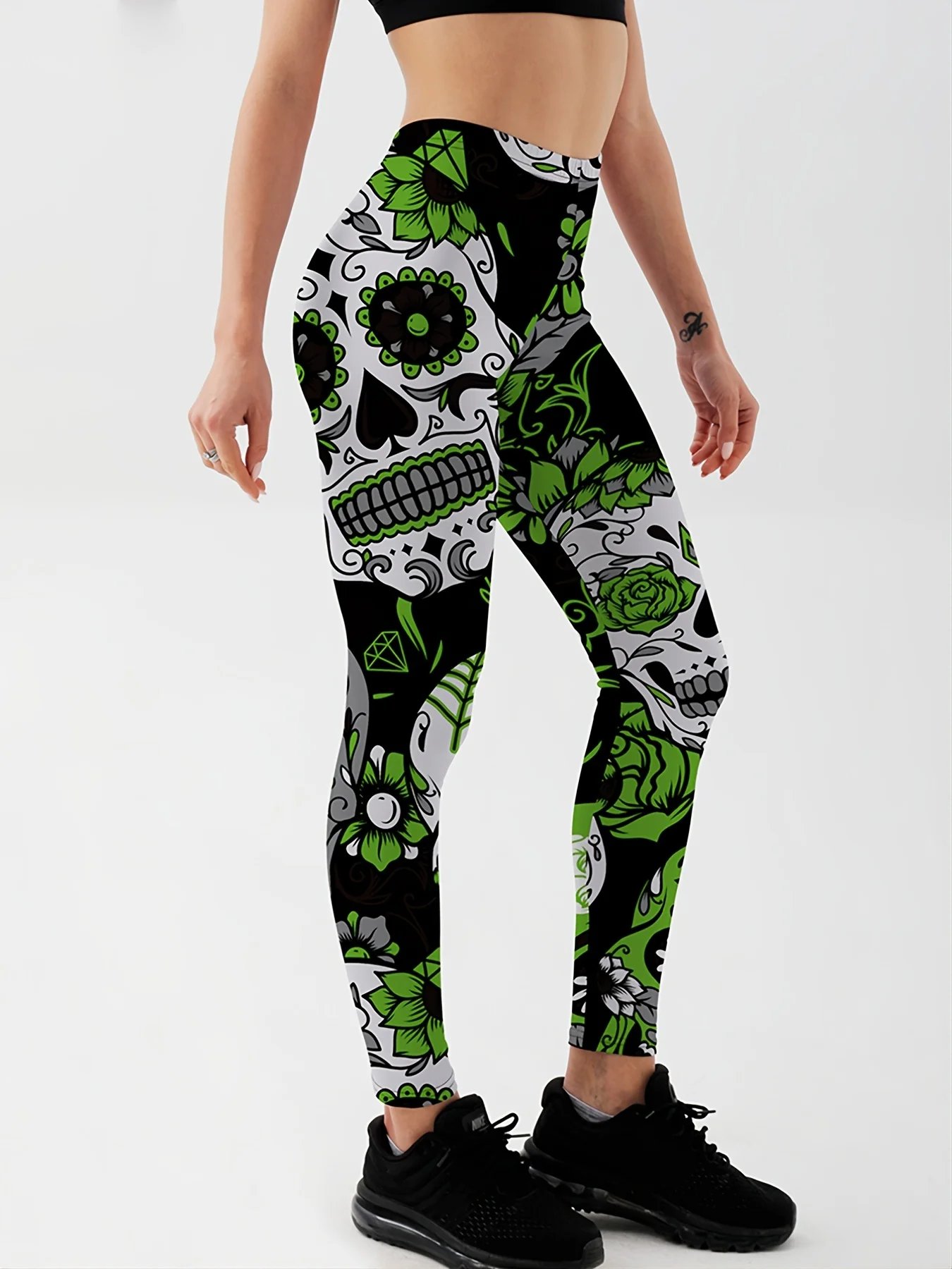 Qickitout Leggings Fitness Slim Women's colorful skull mas Legging Sexy Fashion Stretch Digital Print Pants Cool Trousers Qickitout Leggings Fitness Slim Women's colorful skull mas Legging Sexy Fashion Stretch Digital Print Pants Cool Trousers