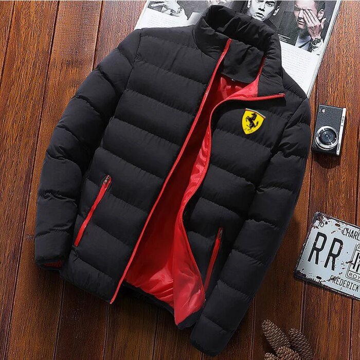 2025 Winter new outdoor collar warm thick jacket fashion light down cotton cotton-padded zipper casual minimalist jacket - Image 1