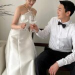 Newest A-line Wedding Dress Elegant Floor-length Sleeveless Party Dress Sweet Bow Halter Simple Stain Bridal Dresses Customized - Image 3