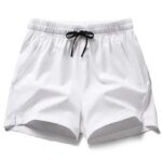 Men's Summer Sports Running Shorts Swim Trunks Quick Dry Shorts Breathable Drawstring With Pockets For Surfing Beach - Image 5