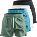 Men's Summer Sports Running Shorts Swim Trunks Quick Dry Shorts Breathable Drawstring With Pockets For Surfing Beach - Image 2