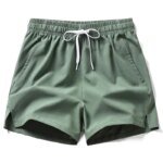 Men's Summer Sports Running Shorts Swim Trunks Quick Dry Shorts Breathable Drawstring With Pockets For Surfing Beach - Image 4