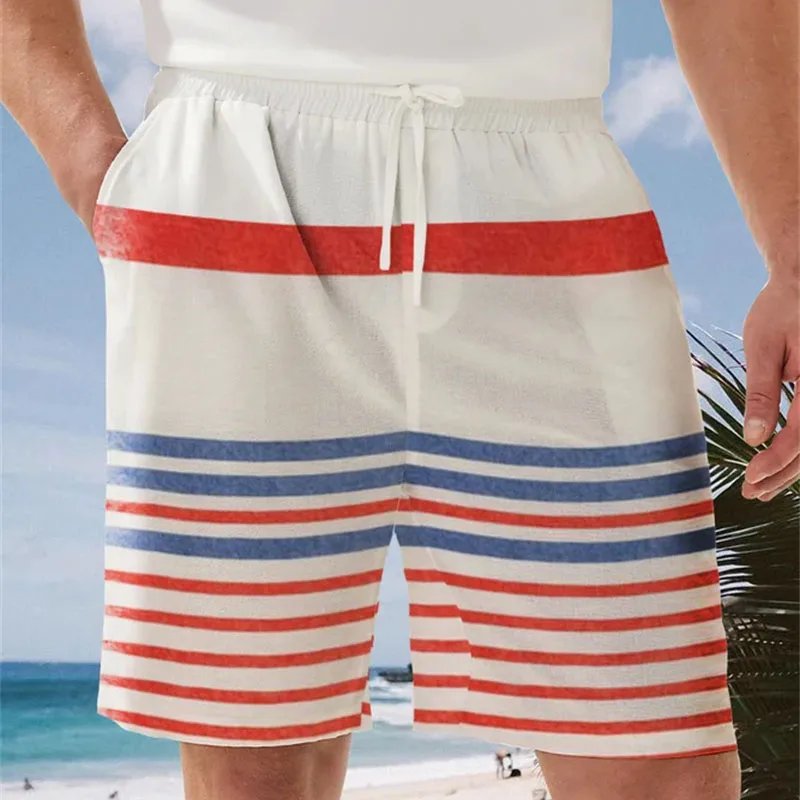 Men's Sweat Shorts Beach Shorts Terry Shorts Drawstring Elastic Waist 3D Print Graphic Plaid Stripe Breathable Soft Short Daily Men's Sweat Shorts Beach Shorts Terry Shorts Drawstring Elastic Waist 3D Print Graphic Plaid Stripe Breathable Soft Short Daily