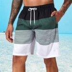 Sea Beach Casual Classic Stripe Beach Shorts For Men Loose Breathable Quick Dry Sport Board Short Summer Fashion New Short Pant - Image 5