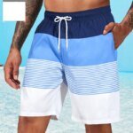 Sea Beach Casual Classic Stripe Beach Shorts For Men Loose Breathable Quick Dry Sport Board Short Summer Fashion New Short Pant - Image 4