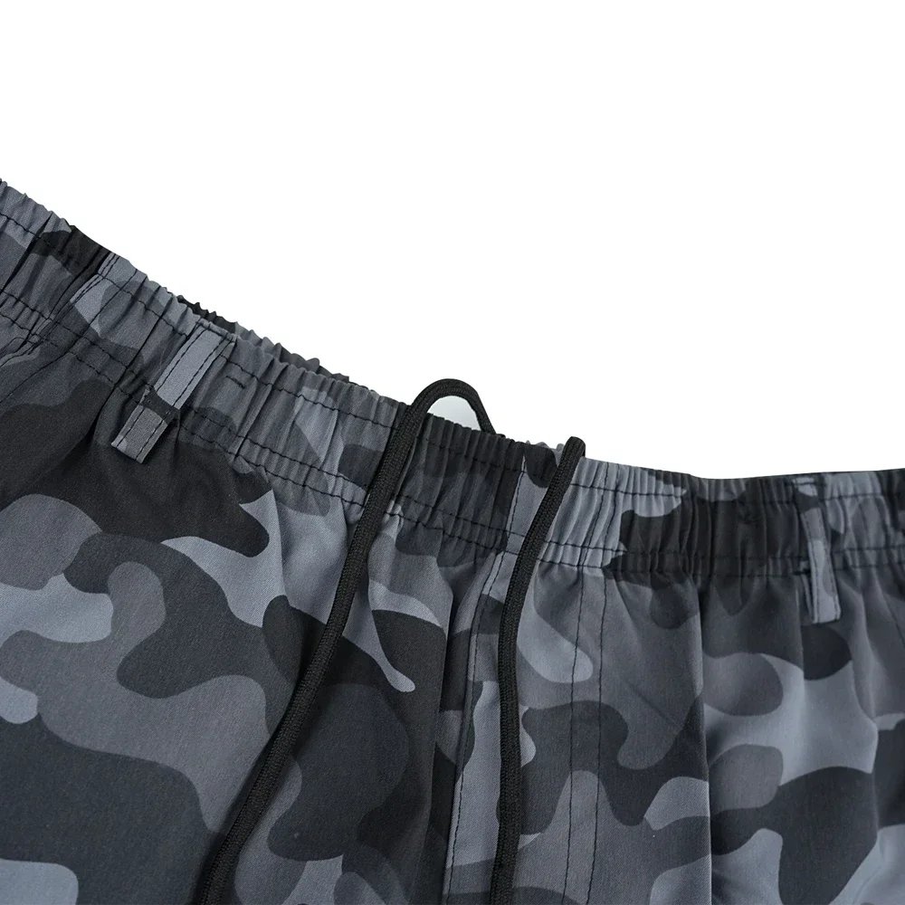 Men's Cargo Shorts Summer Oversized Pants Elastic Waist Large Size Outdoor Jogging Sweatpants Trend Multi Pockets Men Clothes