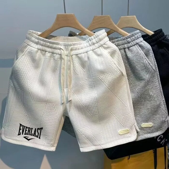 New casual printed shorts fashionable and popular men's shorts breathable and comfortable spring and summer sports shorts - Image 1