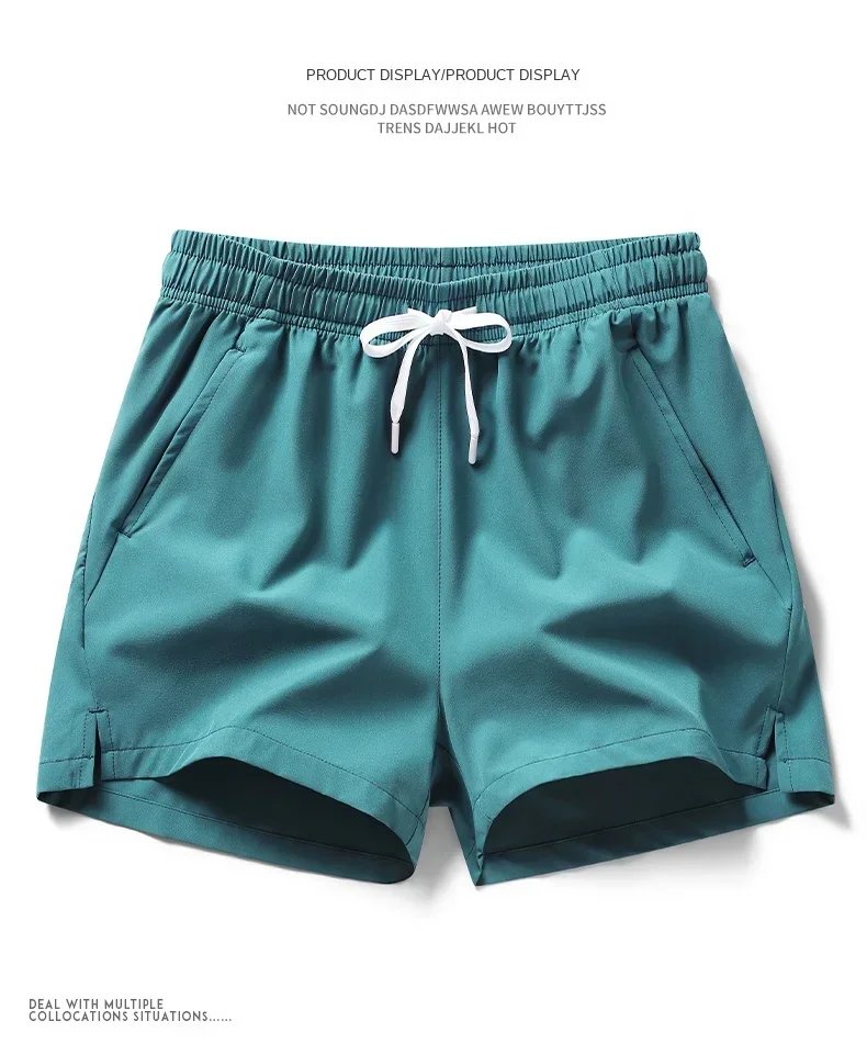 Summer Mens Sports Sweatpants casual Shorts Pockets Basic Solid Color Lightweight Pants Jogging Beach Shorts Men Summer Mens Sports Sweatpants casual Shorts Pockets Basic Solid Color Lightweight Pants Jogging Beach Shorts Men