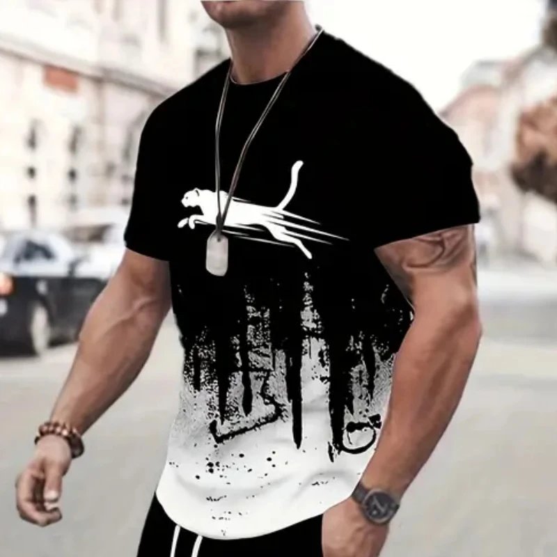Animal T-Shirts For Men 3d Print T-Shirt Mens Sports T-Shirt Street Fashion Short Sleeve Tee Shirts Loose Oversized Men Clothing Animal T-Shirts For Men 3d Print T-Shirt Mens Sports T-Shirt Street Fashion Short Sleeve Tee Shirts Loose Oversized Men Clothing