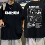 Rapper Eminem Music Album T Shirt World Tour Gift for Fan Graphic T-shirt Men Women Vintage Oversized classic Tshirts Streetwear - Image 4