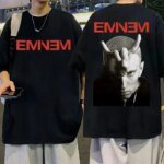 Rapper Eminem Music Album T Shirt World Tour Gift for Fan Graphic T-shirt Men Women Vintage Oversized classic Tshirts Streetwear - Image 2