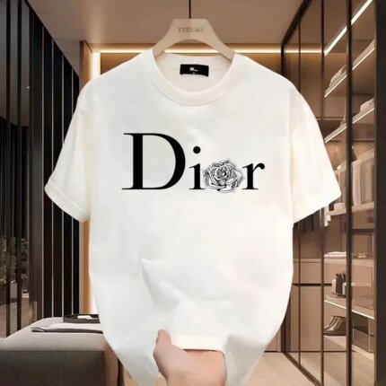 Women High Quality Casual T-Shirt Harajuku Y2k Designer Ladies Luxury Tees Female Vintage Trendy Pure Cotton Pullover T Shirts
