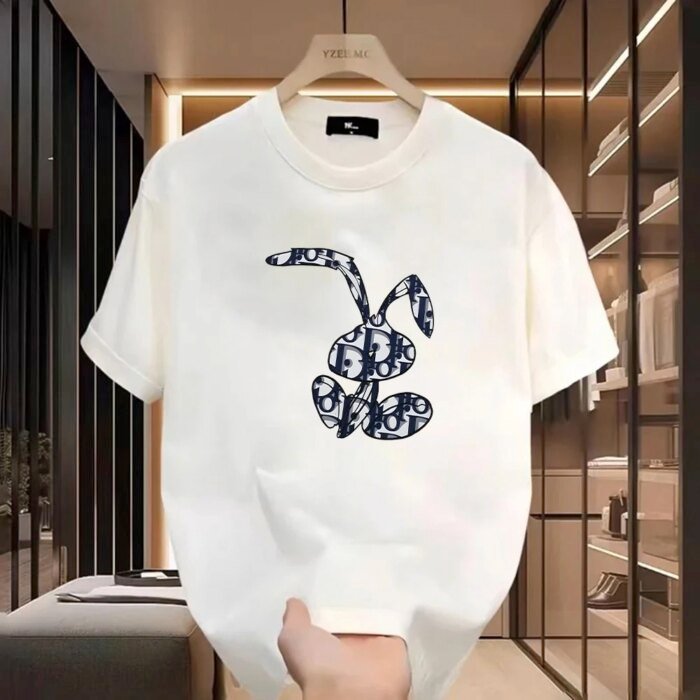 Women High Quality Casual T-Shirt Harajuku Y2k Designer Ladies Luxury Tees Female Vintage Trendy Pure Cotton Pullover T Shirts - Image 5
