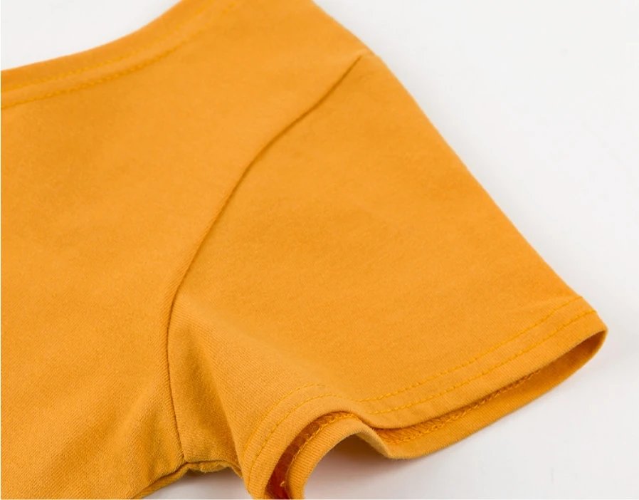 Stretch Women Cotton Sexy U Neck Crop Top 2024 Girls Short Sleeve Female Fashion Best Sell Popular Tee Top T-shirt Hot Sale