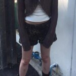 Summer New Leopard Print Denim Shorts Women Vintage Y2K Low Waist Streetwear Shorts Female Retro Pocket Button-Up Short Jeans - Image 4