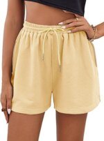 XUANSHOW Summer Women Shorts Sportswear Lacing Bottoms Solid Color Elastic Pockets Casual High Waisted Women Loose Short - Image 5