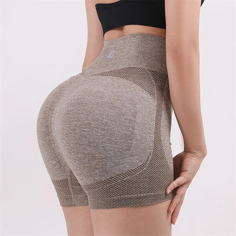 Summer Yoga Shorts High Waist Fitness Biker Shorts For Women Peach Buttocks Hip Lift Short Leggings Slim Bottoms Gym Sports Wear