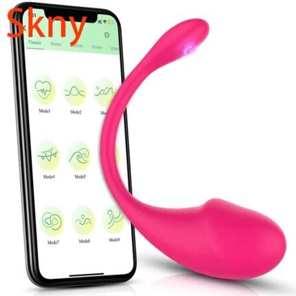Wireless Bluetooth G Spot Vibrator for Women APP Remote Control Wear Vibrating Egg G Spot Clitoral Stimulator Sex Toys for Adult