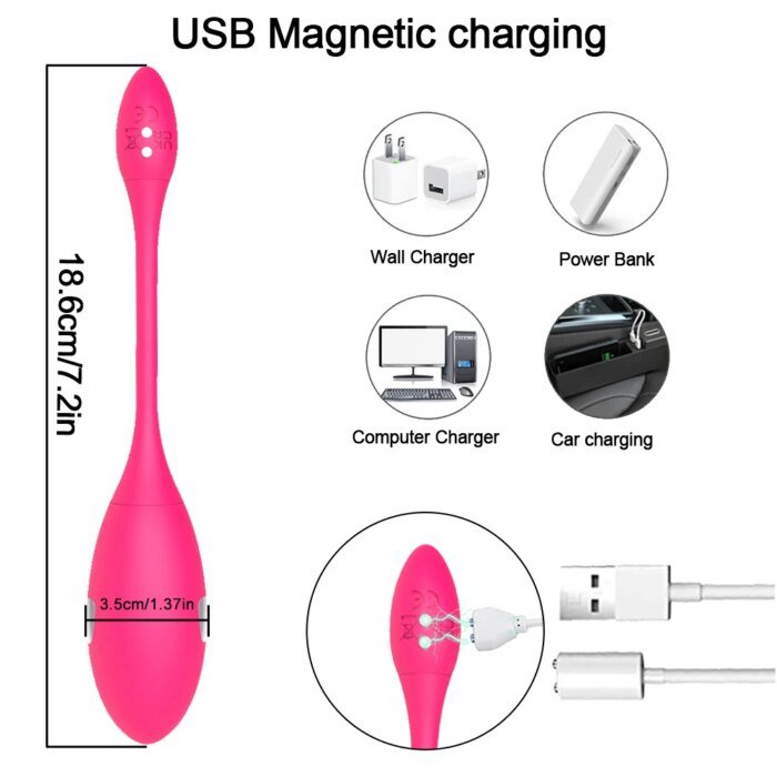 App Electric Shock Vibrator Woman Wireless Remote Control G-Spot  Wear Rechargeable Vibrator With Female Stimulator USB Sex Toys - Image 5