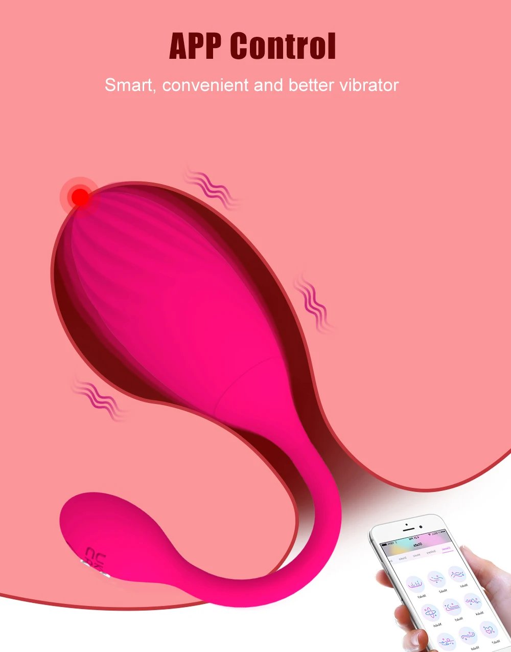 App Control Egg Vibrators For Women Wearable Vibrating G Spot Dildo Vaginal Kegel Ball Vibrator Phone Remote Sex Toys Femme App Control Egg Vibrators For Women Wearable Vibrating G Spot Dildo Vaginal Kegel Ball Vibrator Phone Remote Sex Toys Femme
