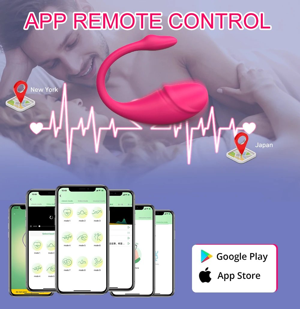 APP Wireless Control vibrating Egg Sex Toys For Women Kegel Vaginal Ball Wearable G Spot Anal Dildo Bluetooth Vibrators Female