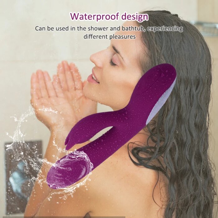 G Spot Rabbit Vibrator For Women Clitoris Nipple Dual Stimulator Vagina Massager 2 in 1 Masturbator Dildo For Adult Sexy Toys - Image 4
