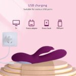 G Spot Rabbit Vibrator For Women Clitoris Nipple Dual Stimulator Vagina Massager 2 in 1 Masturbator Dildo For Adult Sexy Toys - Image 5