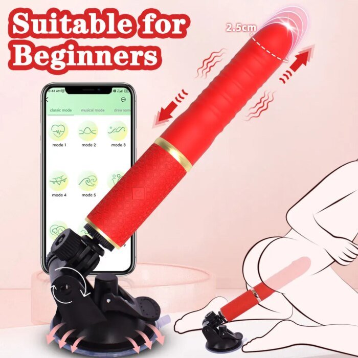 Sex Machine Thrusting Dildo Vibrator Adult Sex Toys for Women Men G Spot Clitoral Anal Play Big Suction Cup Anal Toys for Couple - Image 1