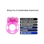 Vibrating Cock Ring Vibrator Silicone Penis Ring with Clit Stimulator Intimate Sex Toys Men Long Lasting Stronger Vibrators Ring - Image 3