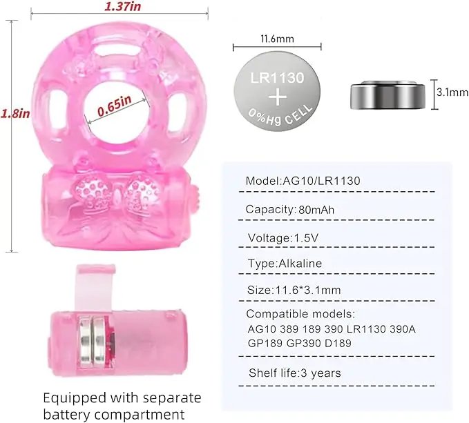 Vibrating Cock Ring Vibrator Silicone Penis Ring with Clit Stimulator Intimate Sex Toys Men Long Lasting Stronger Vibrators Ring