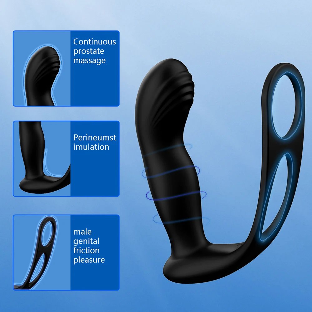 Male Dildo Prostate Massager Bluetooth APP Vibrator for Men Gay Anal Plug Wireless Remote Butt Plug Adult Sex Toy for Couples