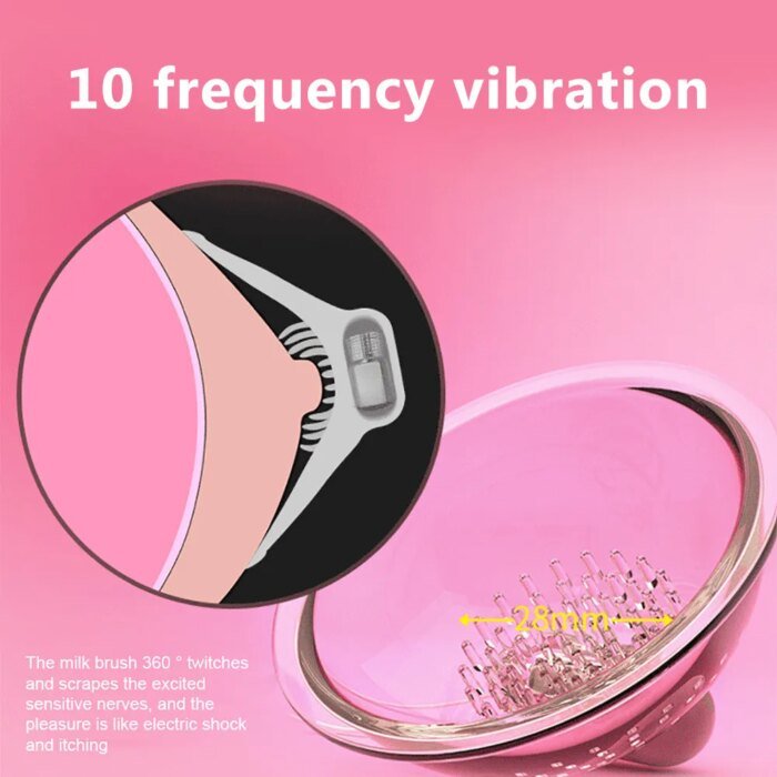 Breast​ Enlargement Vagina Vacuum Pump Cover Clitoris Sucker Women Nipple Stimulation Licking Vibrator Chest Masturbator Sex Toy - Image 6