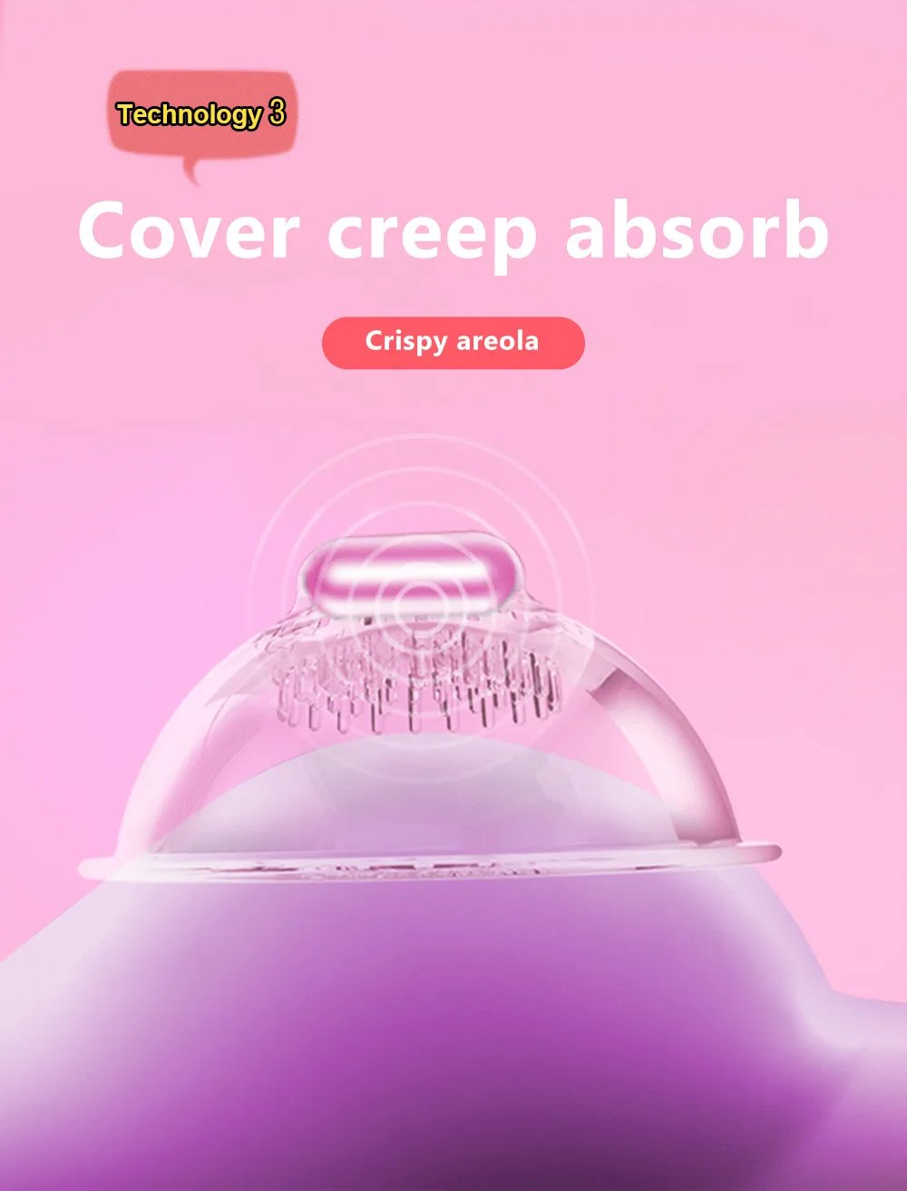 Breast​ Enlargement Vagina Vacuum Pump Cover Clitoris Sucker Women Nipple Stimulation Licking Vibrator Chest Masturbator Sex Toy