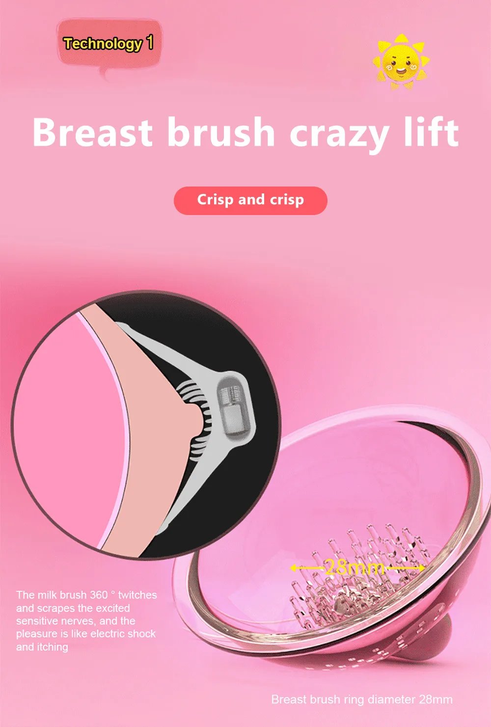 Breast​ Enlargement Vagina Vacuum Pump Cover Clitoris Sucker Women Nipple Stimulation Licking Vibrator Chest Masturbator Sex Toy